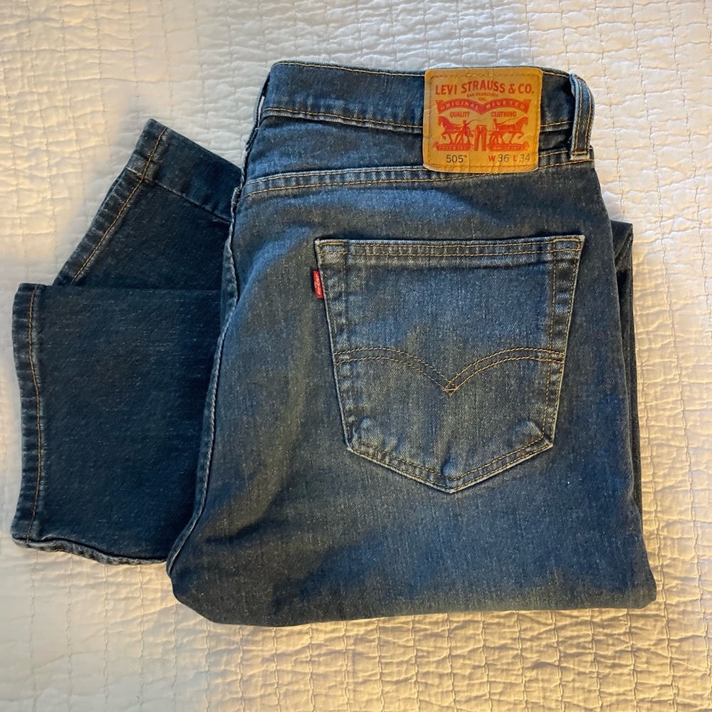 Levi's 505 Men's Jeans w:36 l: 34